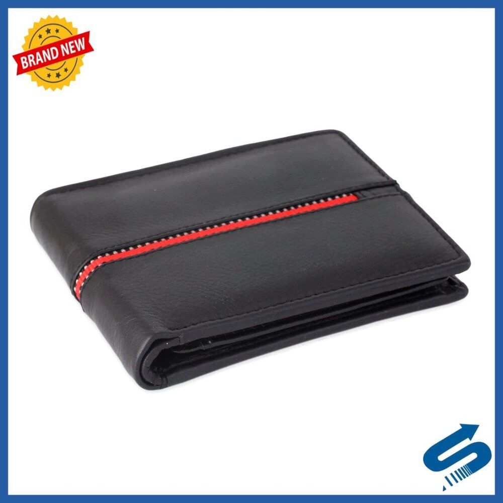 Handmade Leather Wallet with Multiple Pockets, Men's Accessory